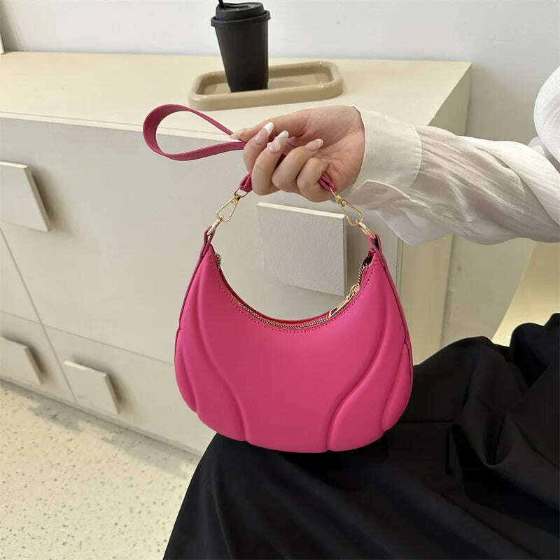 Retro Leather Shoulder Bags - Simple & Stylish Design