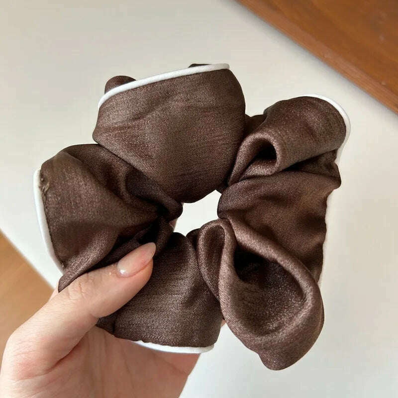 Korea Big Silk Scrunchies for Women