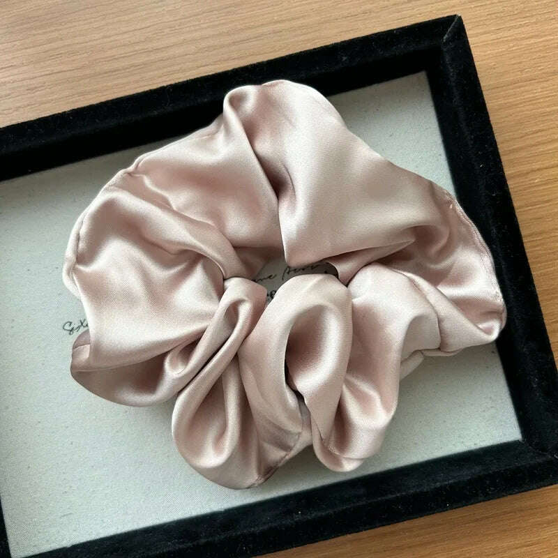 Korea Big Silk Scrunchies for Women