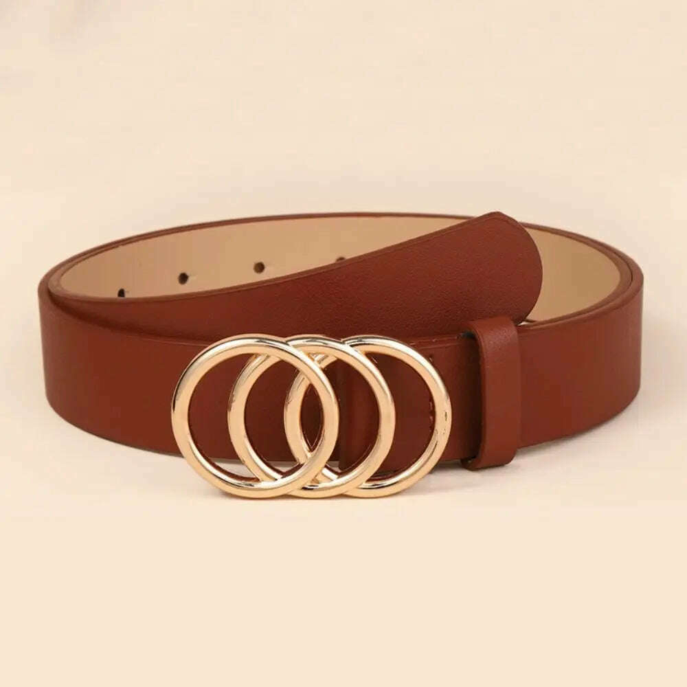 Waist Decoration Fashion Versatile Leather Belt