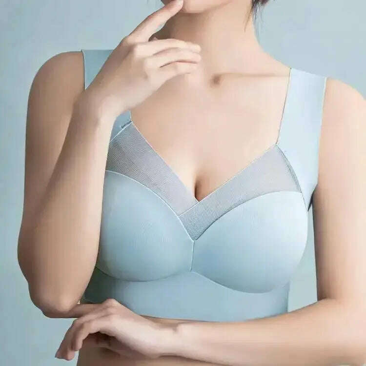 Seamless Large Size Bra: Anti-Sagging, Wire-Free, Comfortable - D&M Boutique