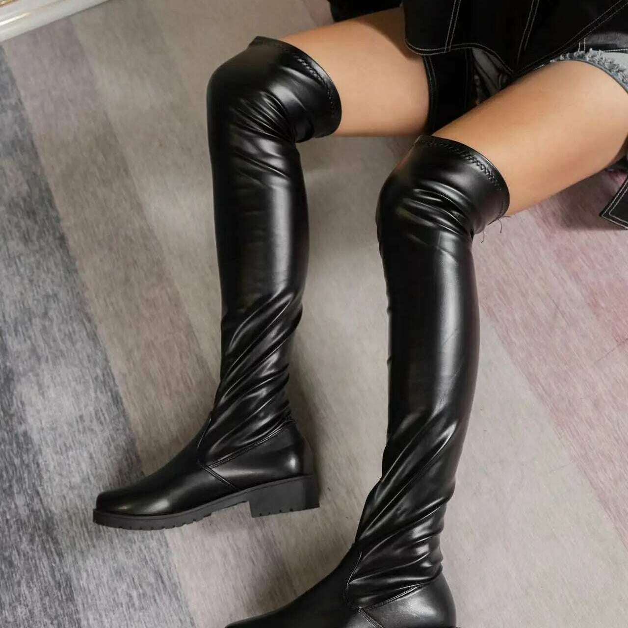 Women's Over-the-Knee Sock Boots