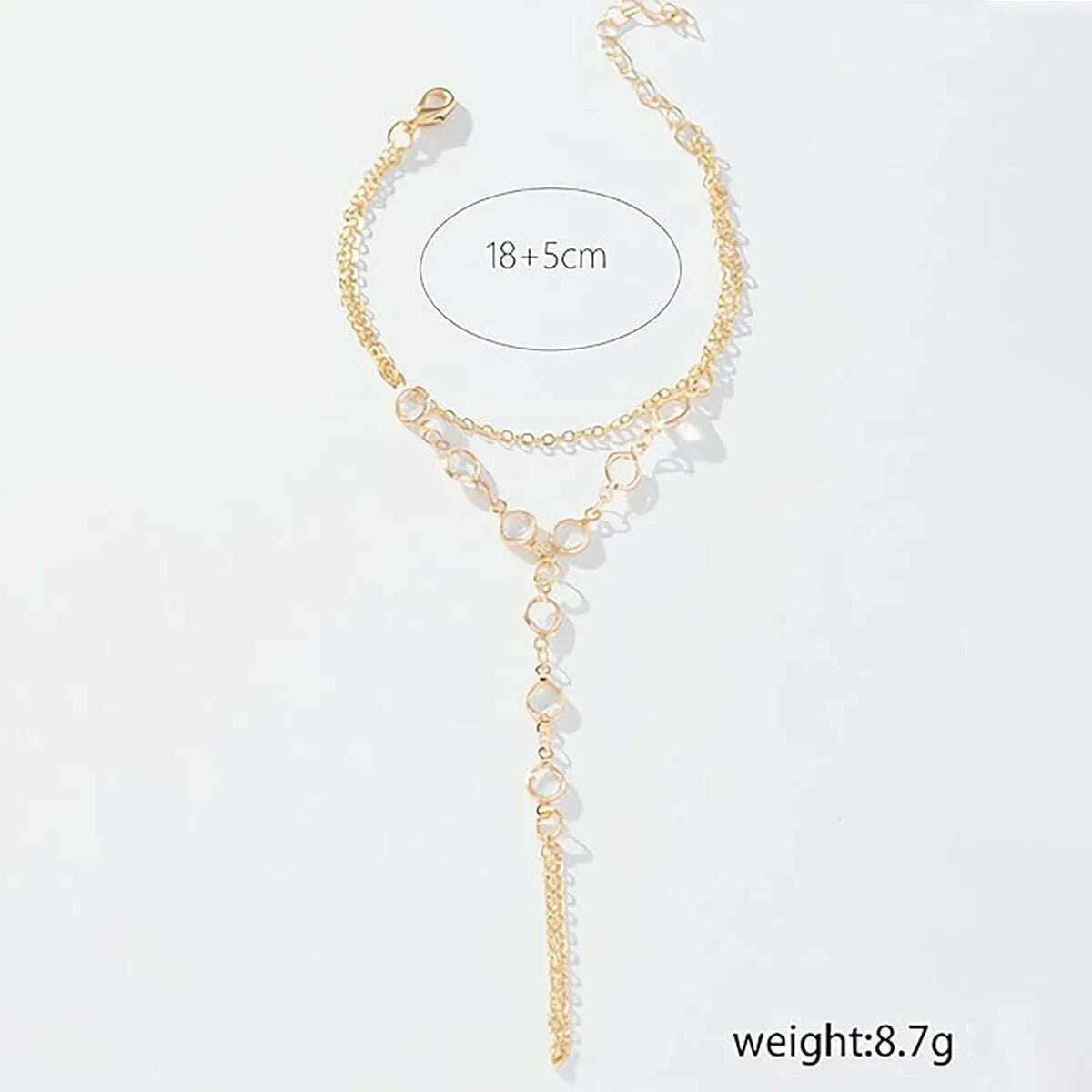 Fashion Multilayer Bracelet Ring Crystal Luxury Finger Bracelet Hot Seles Women Wed Bridal Jewelry Finger Chain Couple Bracelet