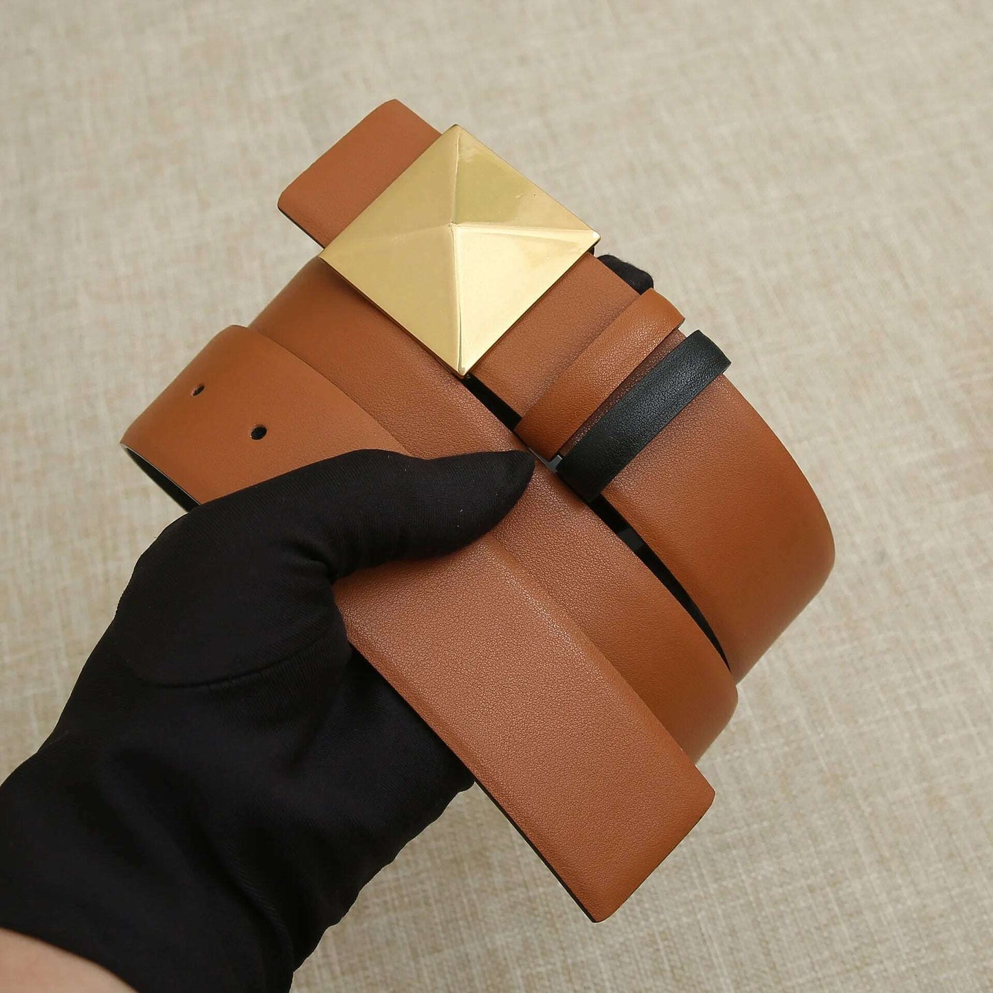 2024 Luxury Reversible Leather Belt