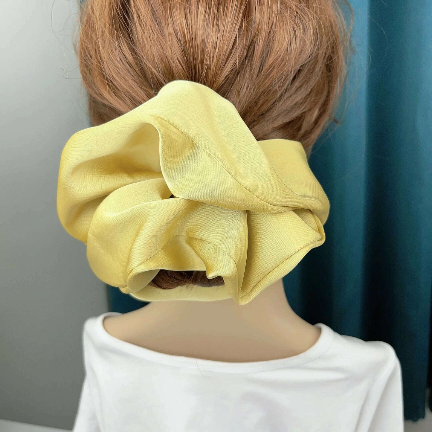 Oversize Satin Scrunchies Elastic Hair Ties