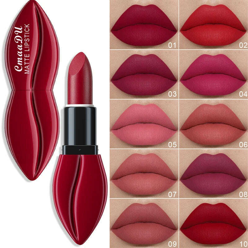 Waterproof Matte Velvet Lip Gloss – Long-Lasting Lipstick