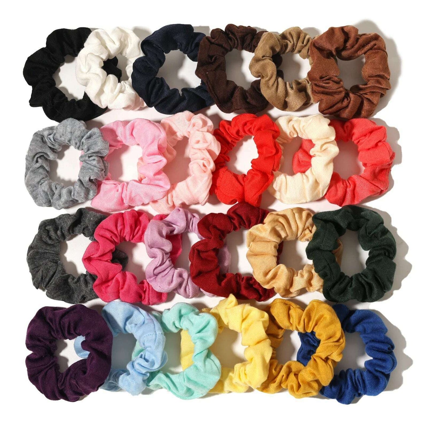 Pack of 2 Mini Cotton Scrunchies