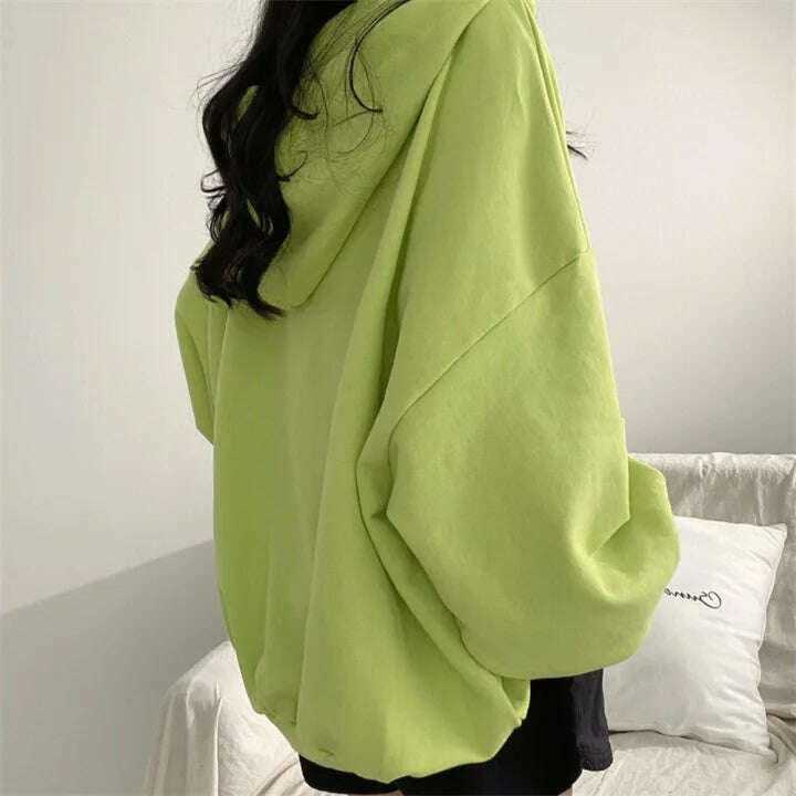 2024 Women's Oversized Casual Warm Zipper Hoodie Jacket - D&M Boutique