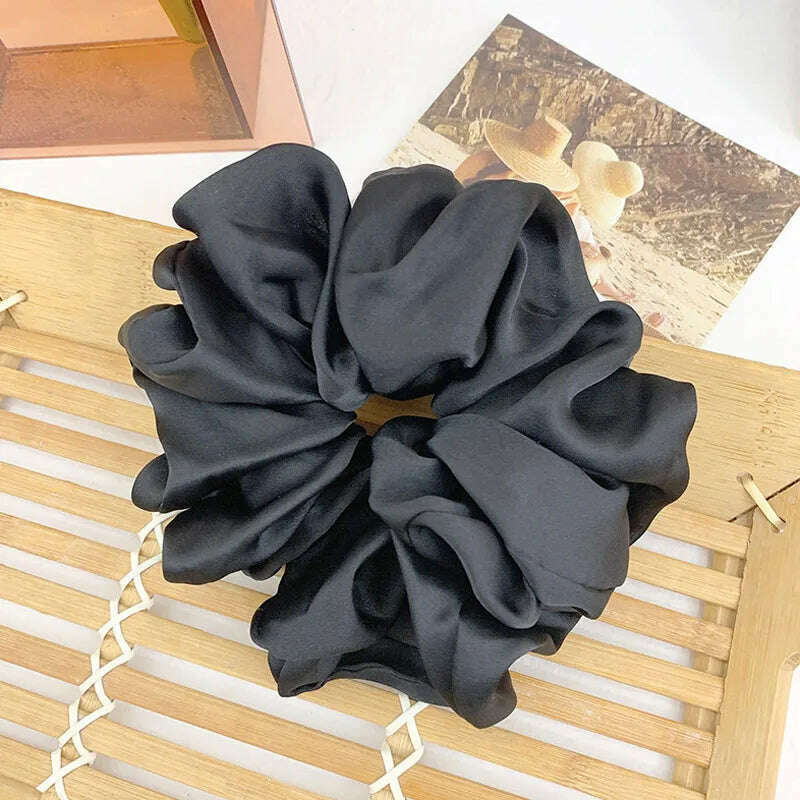 Silky Satin Hair Scrunchies for Women & Girls