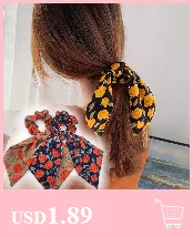 Satin Solid Color Scrunchies