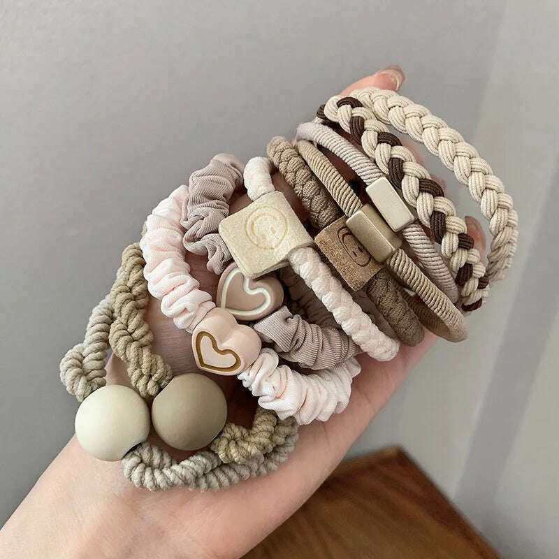 Elastic Hair Ties Scrunchies for Women and Girls