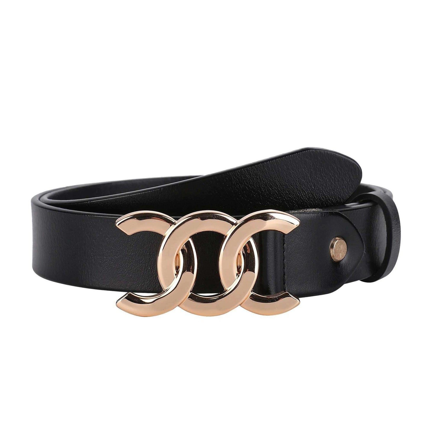 Genuine Leather Decorative Thin Women's Belt