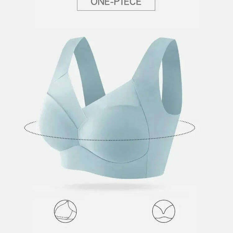 Seamless Large Size Bra: Anti-Sagging, Wire-Free, Comfortable - D&M Boutique