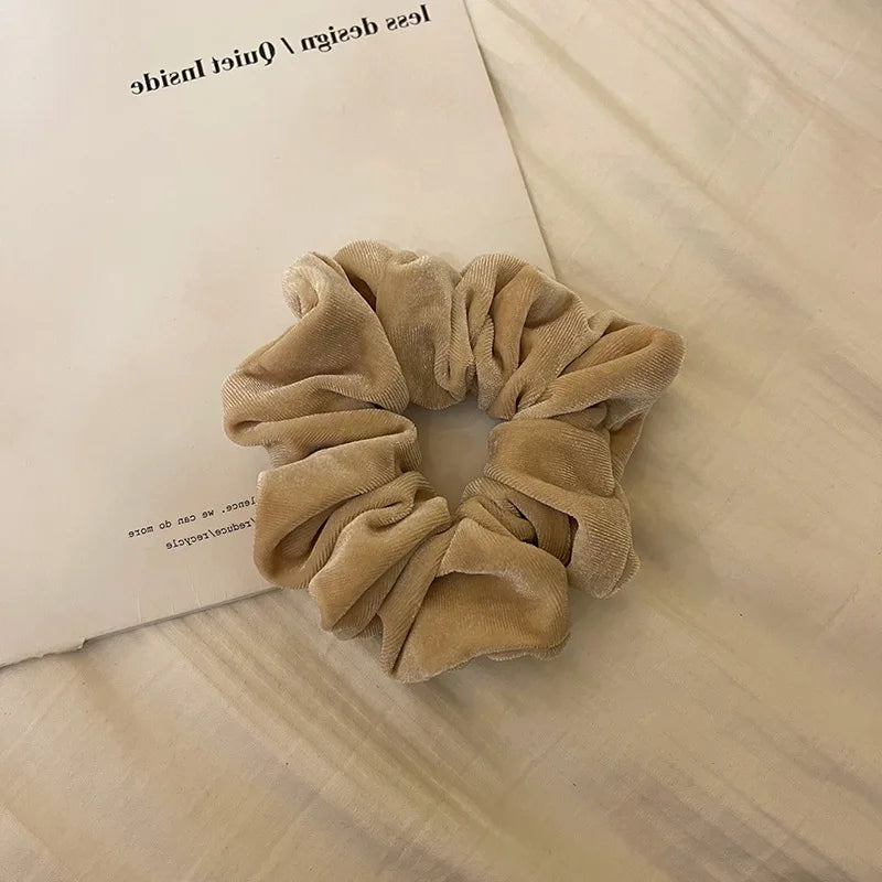 Large Velvet Hair Scrunchies