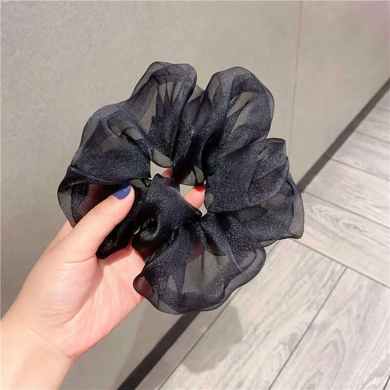 Summer Organza Silk Scrunchies