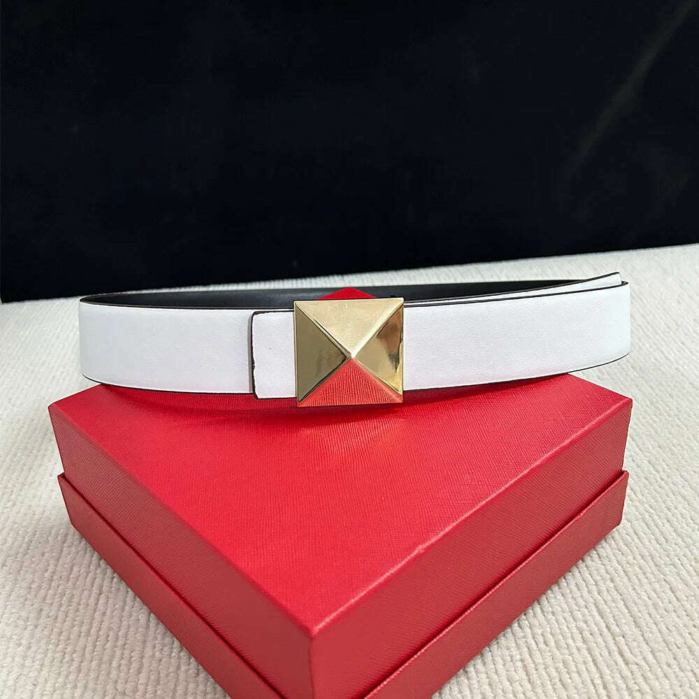 2024 Luxury Reversible Leather Belt