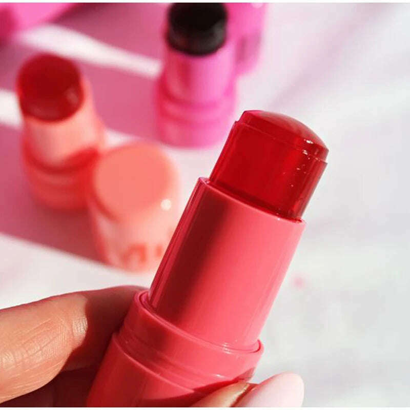LANBENA Jelly 4-Color Lip Gloss & 3-in-1 Milk Blush Stick