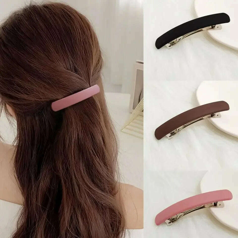 Korean Solid Color Hair Clip
