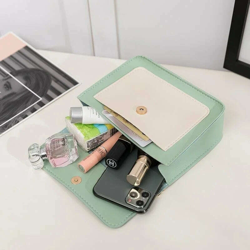 Fashion New Women’s Crossbody Bag PU Leather Small Flap