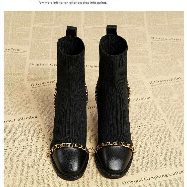 Slip-On Square Toe Women's Boots