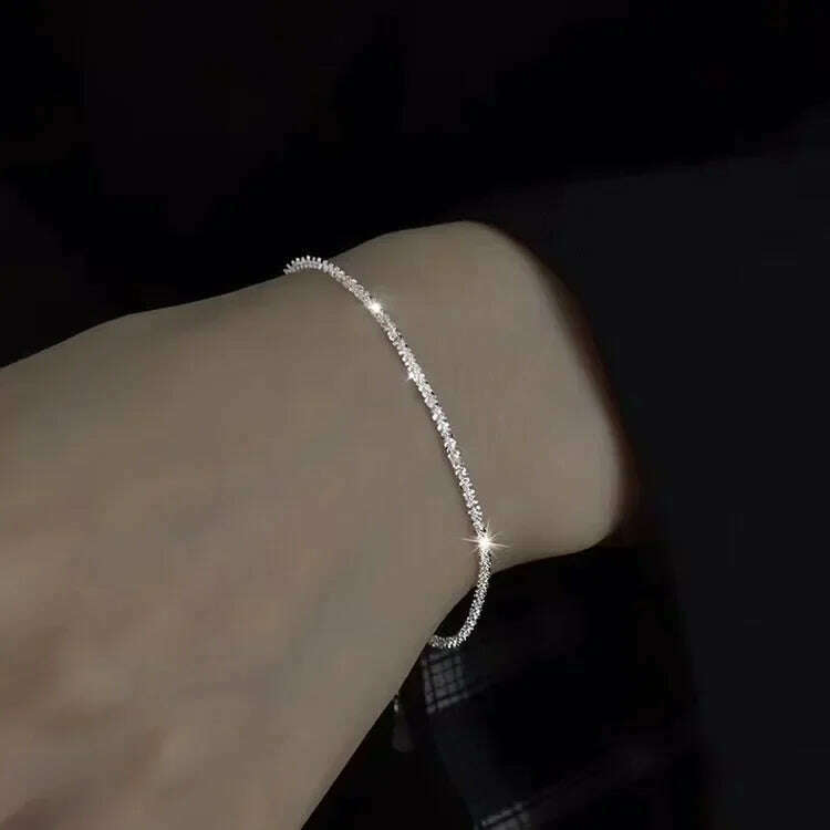 925 Sterling Silver Pearl Knots Bracelet for Women