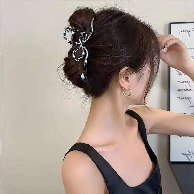 2024 Parcce Vintage Ribbon Bow Hair Claws