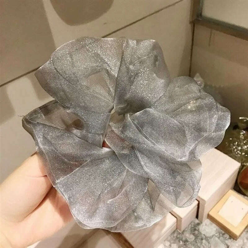 Summer Organza Silk Scrunchies