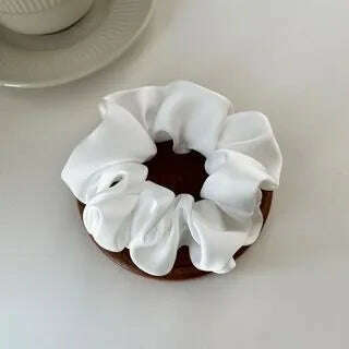 Oversize Satin Scrunchies Elastic Hair Ties