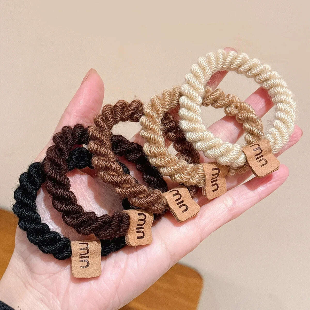 Elastic Hair Ties Scrunchies for Women and Girls