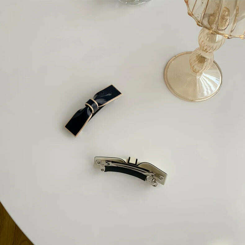 Simple and Elegant Bow Knot Cute Korean Hairpin