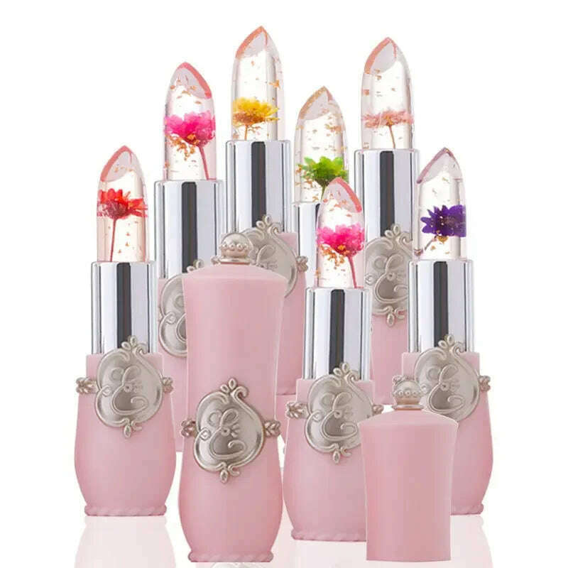 Waterproof Flower Lipstick Jelly – Color Changing