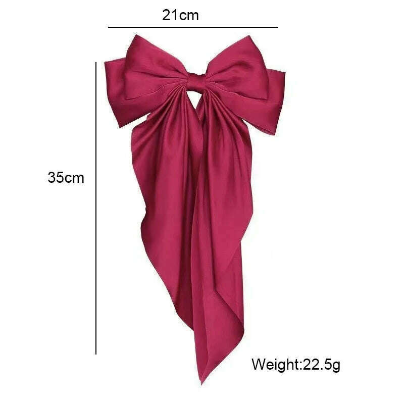 Bow Ribbon Hair Clip for Women