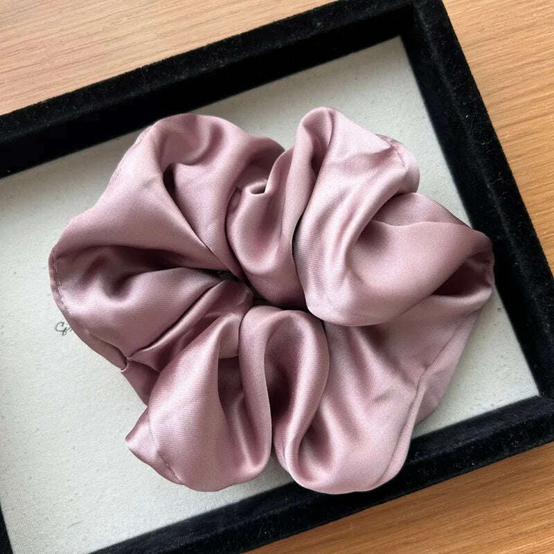 Korea Big Silk Scrunchies for Women