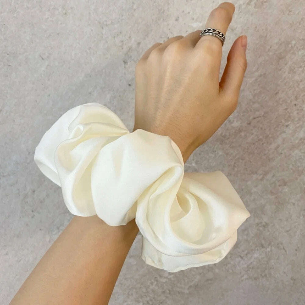 Oversized Silk Scrunchies for Women