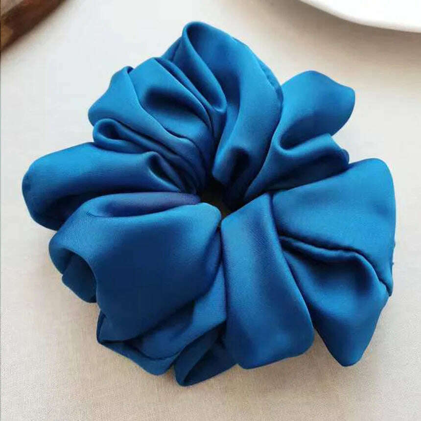 Oversized Silk Scrunchies for Women