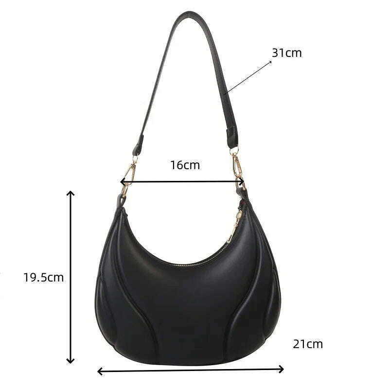 Retro Leather Shoulder Bags - Simple & Stylish Design