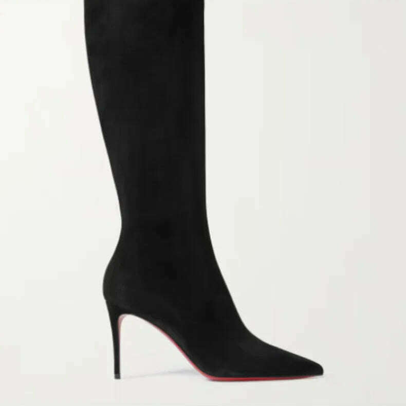 Ods Pointed Toe Knee High Boots