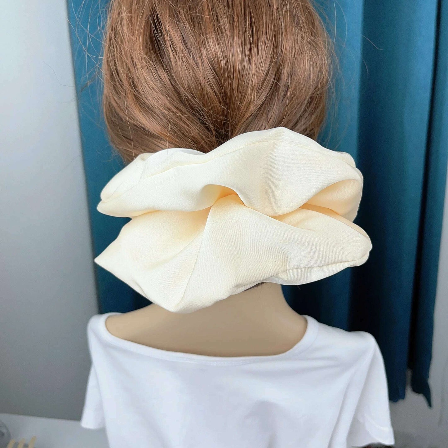 Oversize Satin Scrunchies Elastic Hair Ties