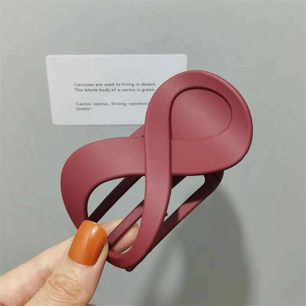 Frosted Leopard Hair Claw for Women