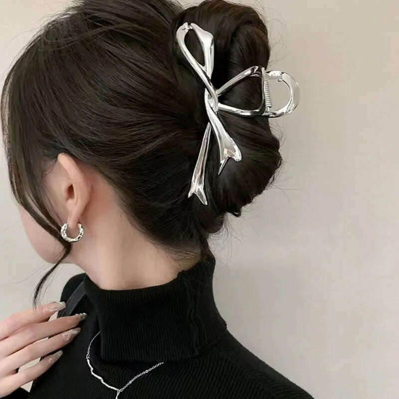 2024 Parcce Vintage Ribbon Bow Hair Claws