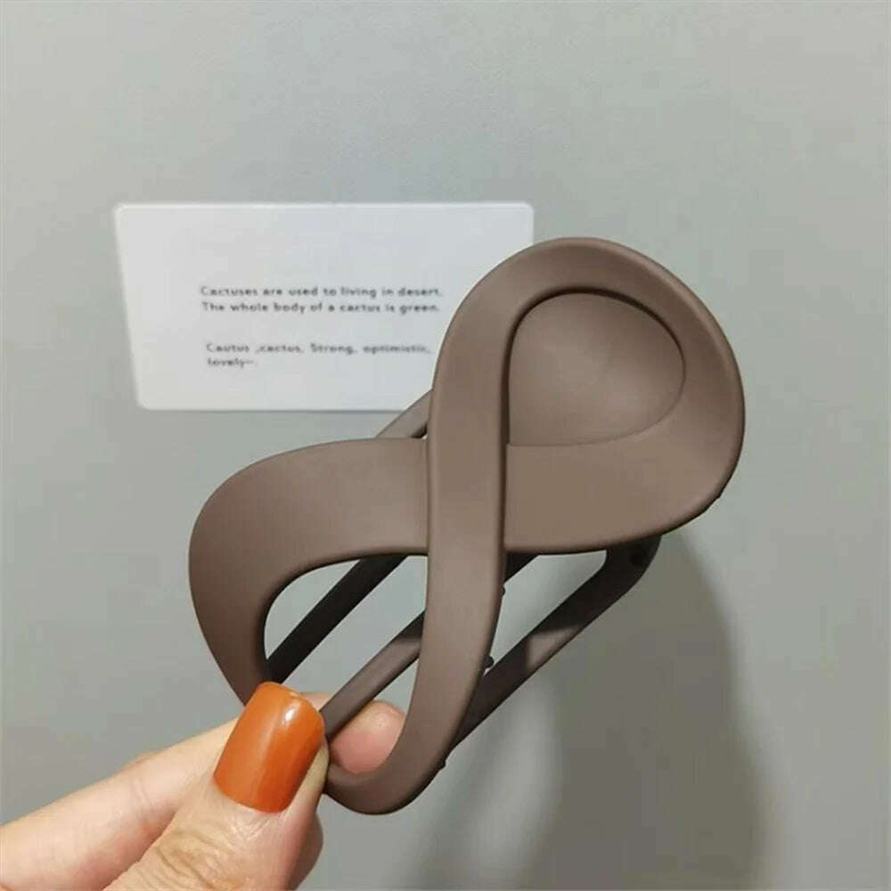 Frosted Leopard Hair Claw for Women
