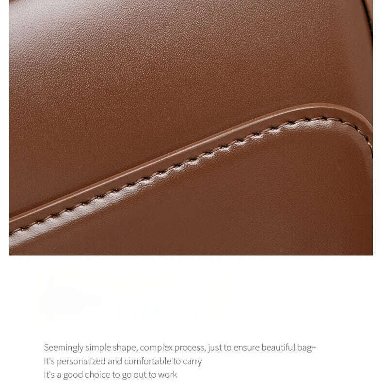 YANATARI Cowhide Leather Crossbody Bag - Vintage Luxury