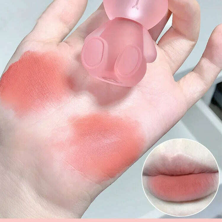 Gege Bear Rabbit Lip Glaze – Matte Velvet Lip Clay