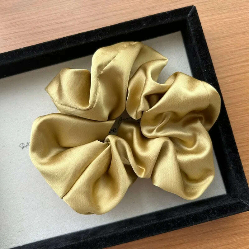 Korea Big Silk Scrunchies for Women