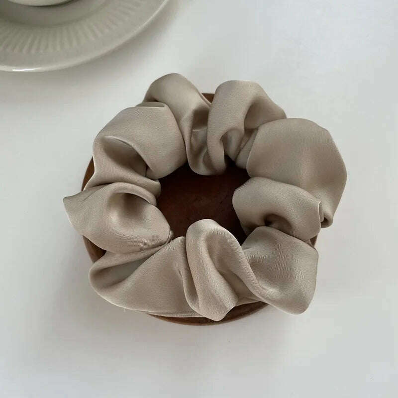 Oversize Satin Scrunchies Elastic Hair Ties