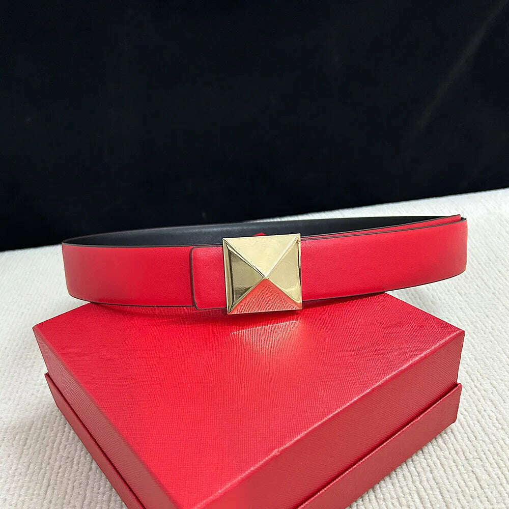 2024 Luxury Reversible Leather Belt