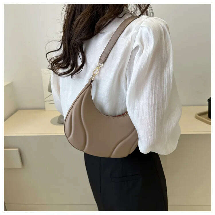 Retro Leather Shoulder Bags - Simple & Stylish Design
