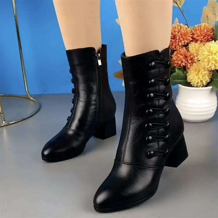 Chunky Chelsea High Boots for Women