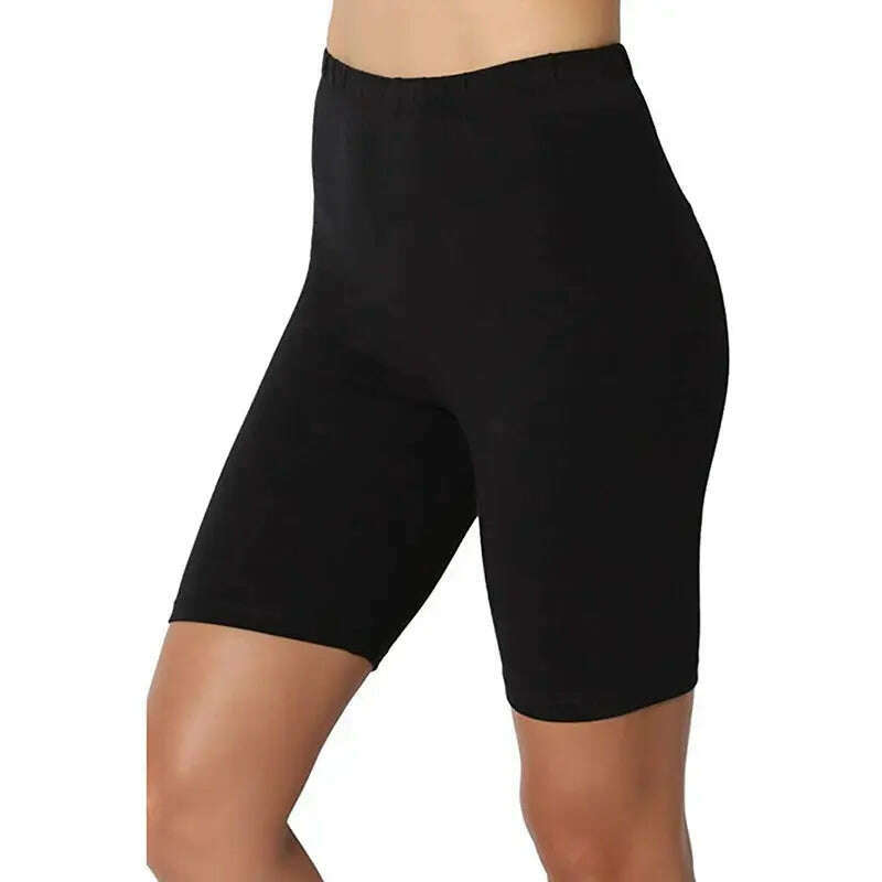 Ladies Biker Shorts – Stretch, Soft, Summer Sports Shorts - D&M Boutique