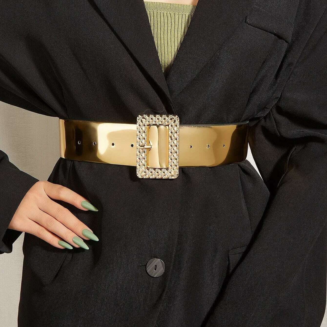 2024 High-Quality Gold Belt for Women